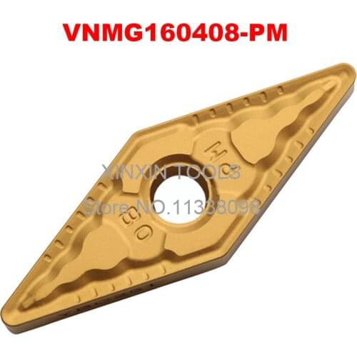 10PCS VNMG160408-PM TC25 100% Original High Quality Carbide Inserts For Steel Machining Turning Tool CNC Lathe Tools