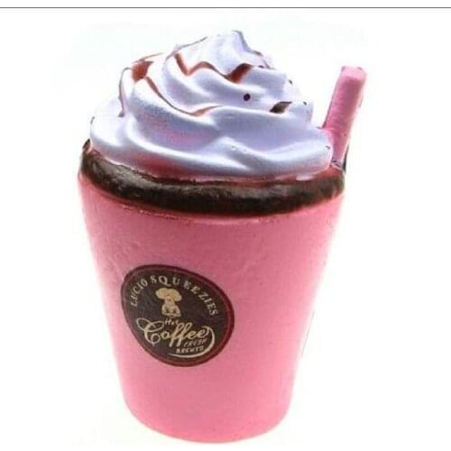 2020 Cute Coffee Cup Soft Squishy Slow Rising Cream Scented Fun Kids Toy Funny Joke Toy for Children Gift Anti-Stress Toys 11cm