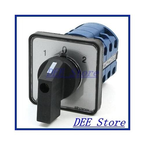 3-Positions 3 Phase Change Over Control Cam Switch Ui 660V Ith 20A