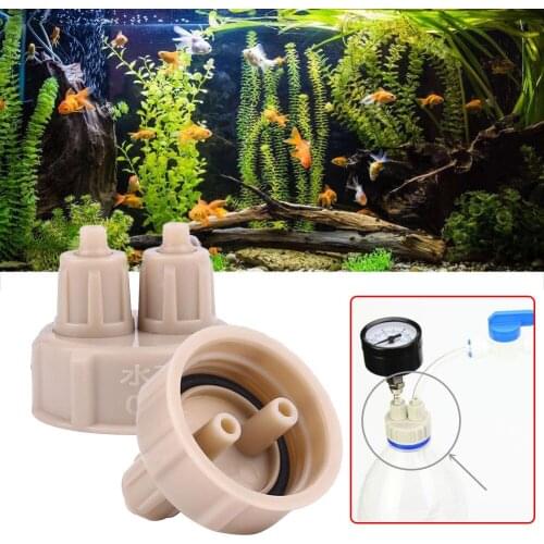3pcs Generator Aquarium Bottle Cap CO2 Diffuser Planted Guage System for Bottle Drop Shipping Plants for fish breeding supply