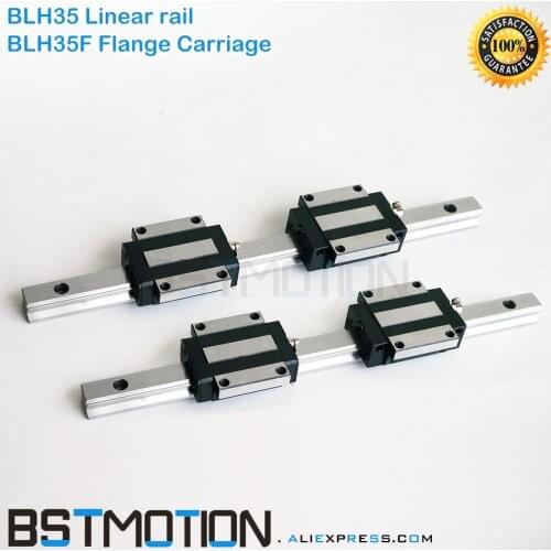 35mm Linear Guide BLH35 400mm 500mm 600mm 800mm 1000mm 1100mm 1200mm 1400mm 1500mm rail +BLH35F Linear Block Instead of HGW35CC
