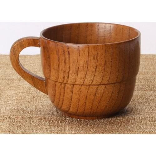 4pcs 100ml~200ml Japanese Hand made wood Mug Original Wood coffee mug caneca copo