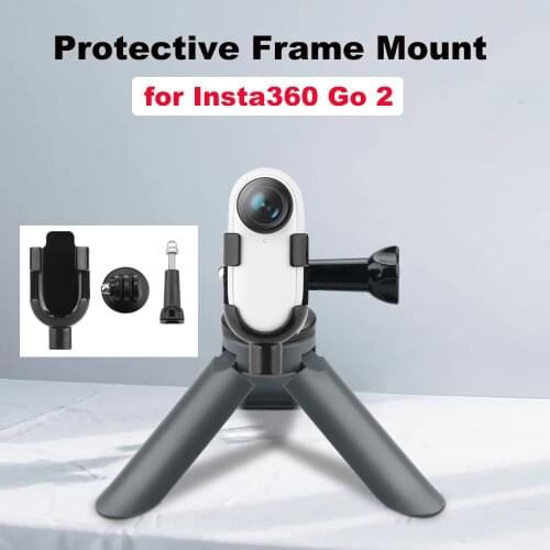 Camera Accessory For Insta 360 Go 2 Action Sports Camera Backpack Mount Adapter Clip Tripod Selfie Stick Pole Suction Connector