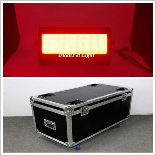Flycase) 4lot led dmx strobe wash light rgb flash led lighting stage strobe wash rgb