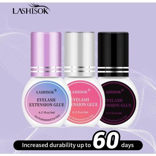 Lash Glue 5ml/10ml 1-2 S Fast Dry Eyelash Glue Eyelash Extension Glue Individual Eyelash Glue Adhesive Retention 6-9 weeks