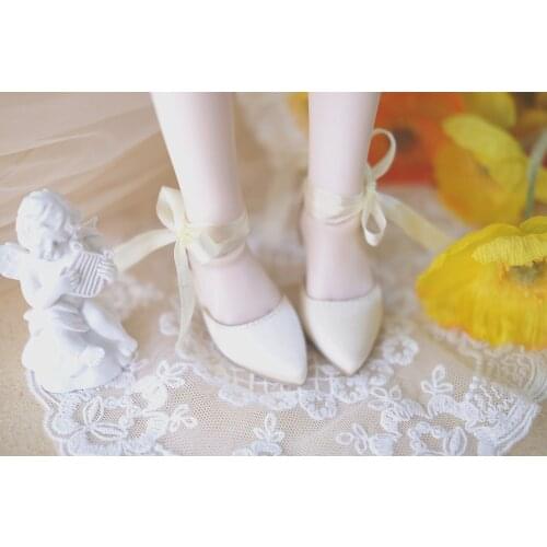 BJD doll Shoes fsuitable for 1/4 SIZE MDD DDH01 SIZE strap silk vintage heel doll accessories
