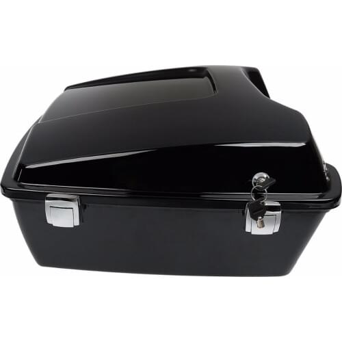 Motorcycle 10.7" Chopped Pack Trunk With Latch For Harley Tour Pak Road King Electra Glide Street Road Glide 1997-2013 2012