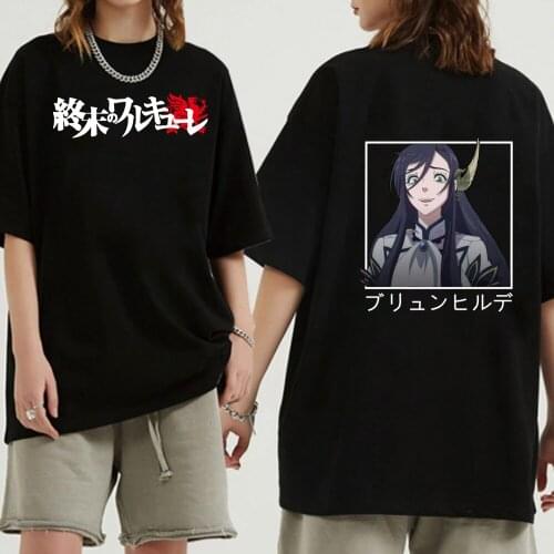 Anime Record of Ragnarok T-shirt Men Funny Anime Hip Hop Top Tees Male