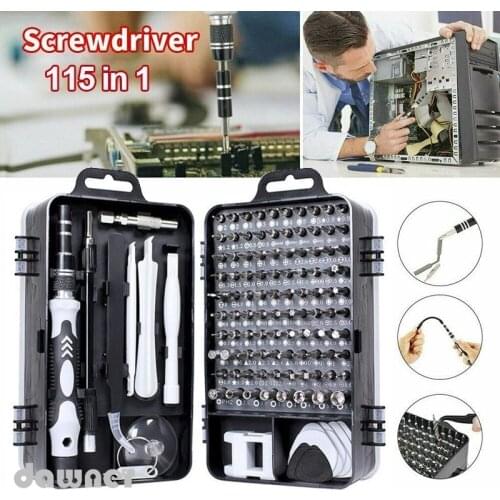 Precision Screwdriver Kit 122in1 Tools with Screwdriver Set Magnetic Driver Kit with Flexible Shaft For Computer PC Repair Tools