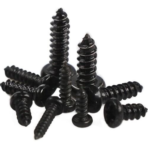 1000Pcs Assortment M1 M2 M1.4 M1.7 PA Phillips Head Micro Screws Round Head Self-tapping Electronic Small Wood Screws Set