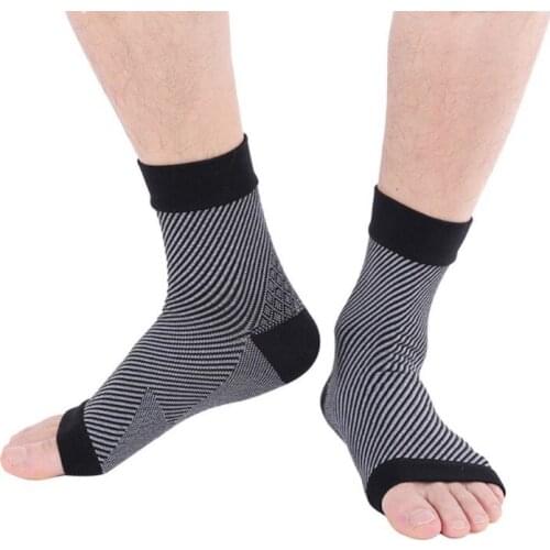 2021 New Compression Socks Women Men Anti Fatigue Open Toe Pilates Stretch Socks Fitness Ankle Sleeve Arch Support Pain Relief