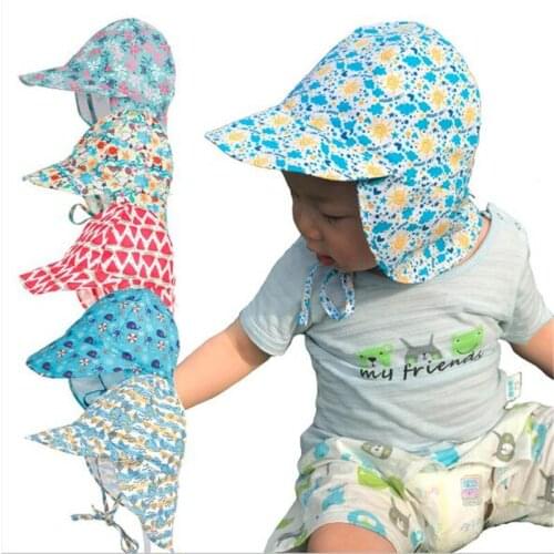 New Print Baby Hat Baby Sun Cap Fisherman Hats Kids Accessories Baby Breathable Cap