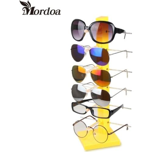 2017 New Fashion Design 6 Pair Sunglasses Eye Glasses Frame Rack Eyewear Counter Holder Display Stand Jewelry Display Holder