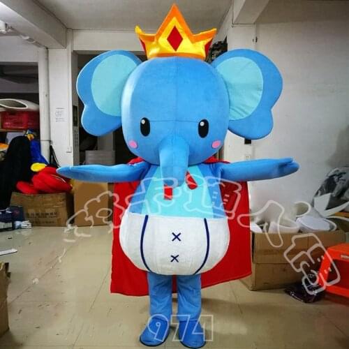 New Elephant Mascot Costume Cartoon Suit Mascot Cartoon Character Costume Christmas Party Suit Fancy Dress