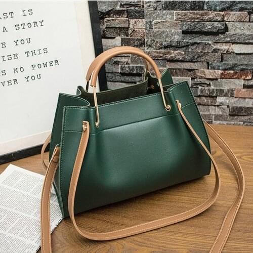 Solid Color Single Shoulder Bag Womens Bag New Large Capacity Handbag Charm Bucket Bag Crossbite Large Bag Bag For Women