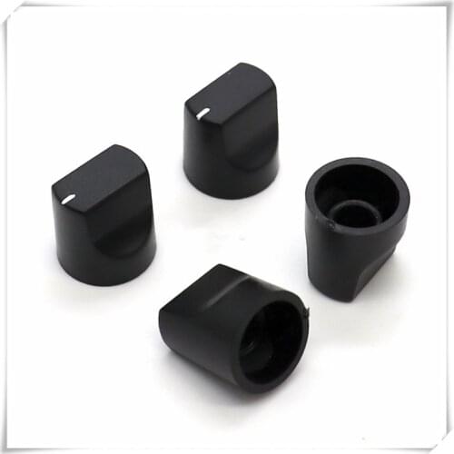 10 Pieces Plastic Flower Shaft Knob Diameter 14.5mm Height 15.5mm Potentiometer Encoder Knob Gear Shaped Inner Hole 6mm