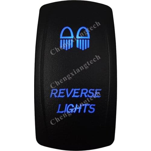 Reverse Lights Car Boat Blue Led Lasor 5 Pin Rocker Toggle Switch On Off 12v 24v Marine Grade for Carling Arb Narva 4x4