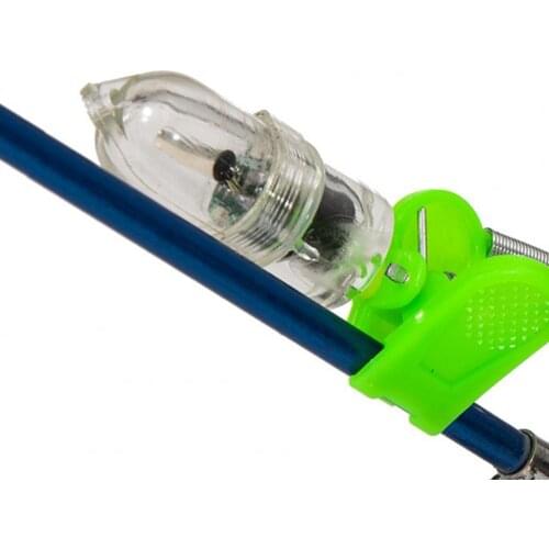 LED Night Fishing Rod Tip Light Fishing Bite Bait Alarm Lamp Waterproof Bright LED Deep Drop Underwater Fishing Squid Lure Light