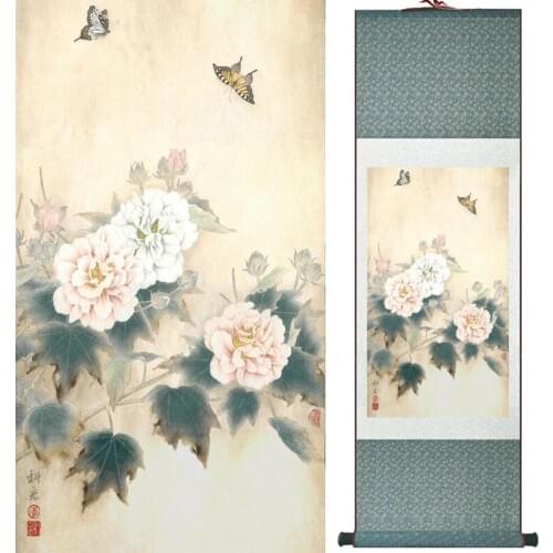Home Office Decoration Chinese scroll painting birds painting Chinese wash painting Printed painting 060906