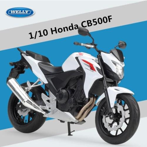 1:10 Honda CB500F Alloy Racing Motorcycle Model Diecasts Simulation Metal Street Motorcycles Model Collection Childrens Toy Gift