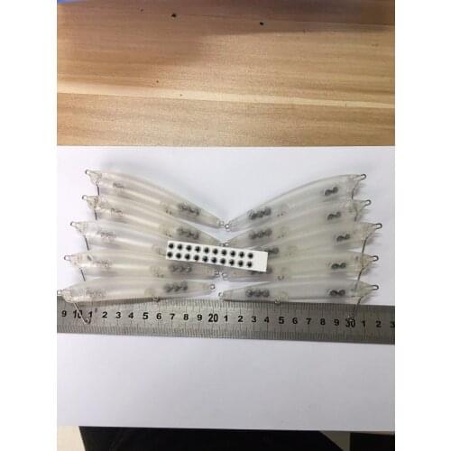 10pcs Unpainted Pencilbaits Fishing Lure Bodies 4 1/2 Inch 7/16 OZ Blank lures JSE189