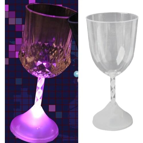 150ml Bars LED Flashing Wine Glass Goblet Colour Changing Party Indoor