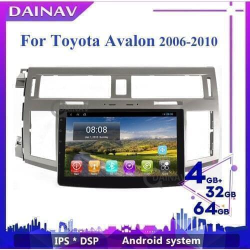2 Din Android Car DVD player GPS For For Toyota Avalon 2006-2010 Car Stereo Autoradio Player HD Screen Tesla Style Head Unit