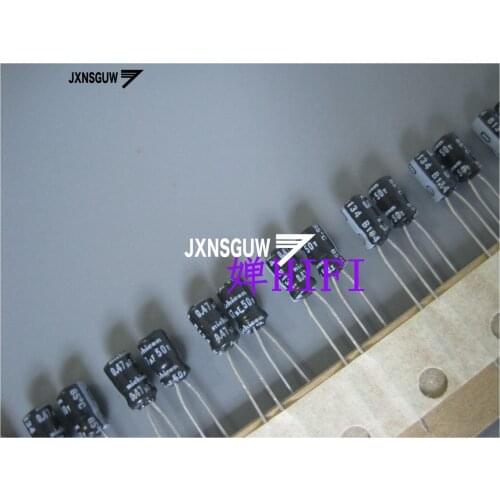 20PCS NICHICON SR 50V0.47UF 4X7MM 0.47UF 50V original Aluminum electrolytic capacitor 85 degrees 0.47uF/50V