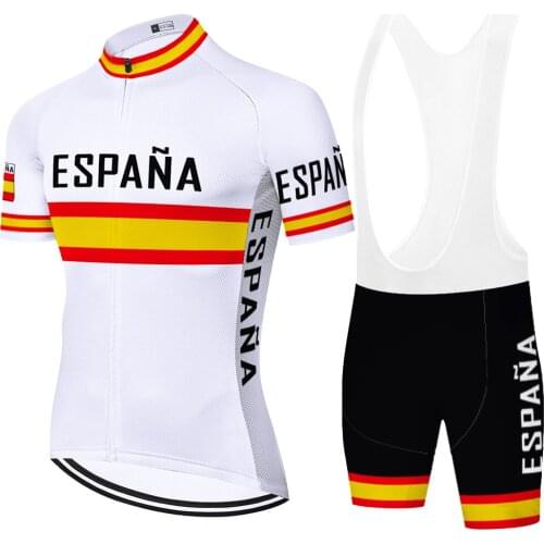 2021 Spain Roupa Ciclista Uniforme Ciclismo Hombre Completino Ciclismo Ropa Ciclismo Hombre Cycling Equipment