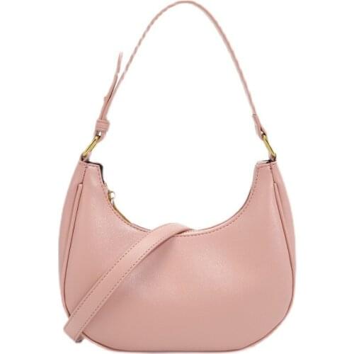 2021 Fashion Female Bag Ladies Soft PU Leather Bag Dumpling Shape Handbag Vintage Messenger Bag Large Capacity Shoulder Bag