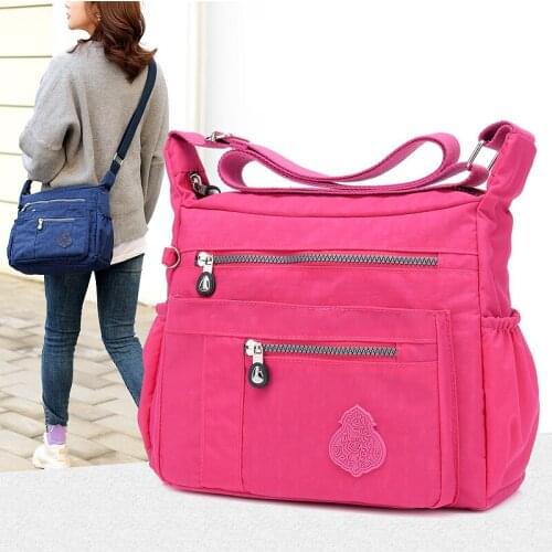 2021 Womens Messenger Bags Ladies Nylon Handbag Travel Casual Original Bag Female High Quality Large Capacity Crossbody Bag