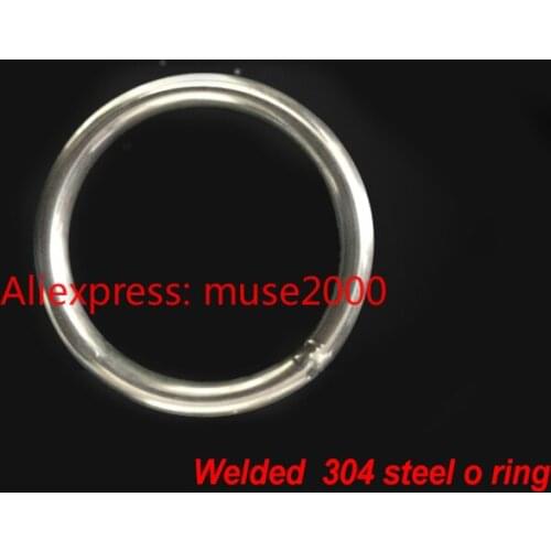 304 steel ORing M10 THICKNESS Outer dia hanger hooker argon arc welding Hand pull ring pet rope home curtain hanger hooker