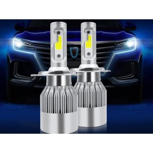 12V Car H1 H3 H4 H7 Led Bulbs Headlight H8/H9/H11 Lights 880/881 H27 H13 9004 9005 9006 9007 6000K 72W 7200LM Auto Headlamps