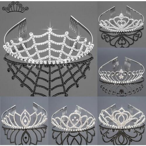 New Tiaras and Crowns Princess Crown Hair Jewelry Bride Wedding Crown Accessories Jewelry Wedding Tiara For Prom Party Gift