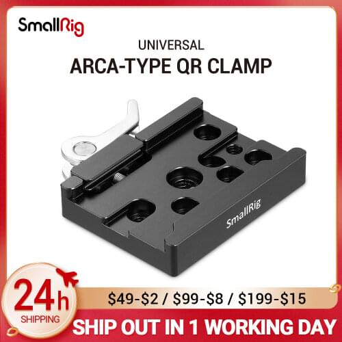 SmallRig Camera Monopod Head Quick Release Plate ( Arca-type Compatible) QR Plate For Arca-Swiss Plate Tripod Accessories 2143