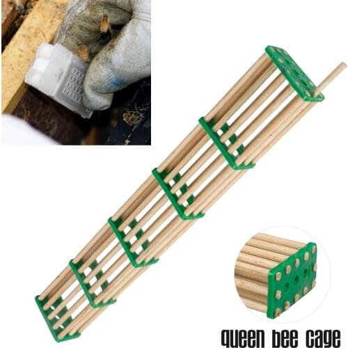Queeen Cage Made Of Bamboo Longer Type Queen Bee Cage Suitable For Winner Honeybee Goods Tools For Beekeeper Supplies