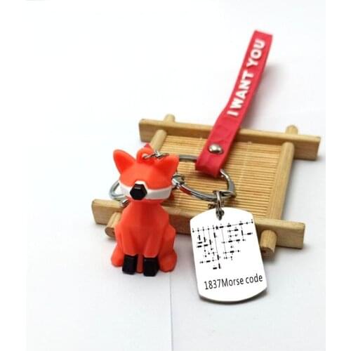 Morse code Morse code table CW training coin Morse telegraph trainer keychain