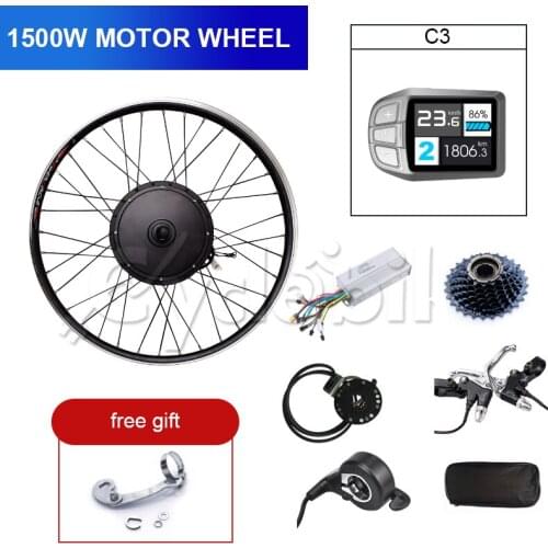 E Bike Kit 48V 1500W Electric Bike Kit Electric Bicycle Conversion Kits For 20" 24" 26" 700C 28" 29"