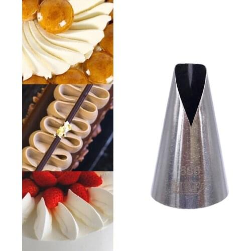 686# Larger Stainless Steel Cream Cupcake Pastry Nozzles Cake Decorating Icing Piping Tips Baking Tools