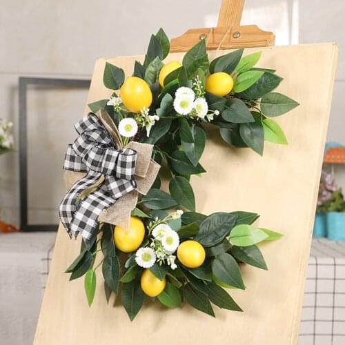 Creative Flower Hanging Decor Chrysanthemum Floral Swag Spring Front Door Window Holiday Decorations Photograph Props