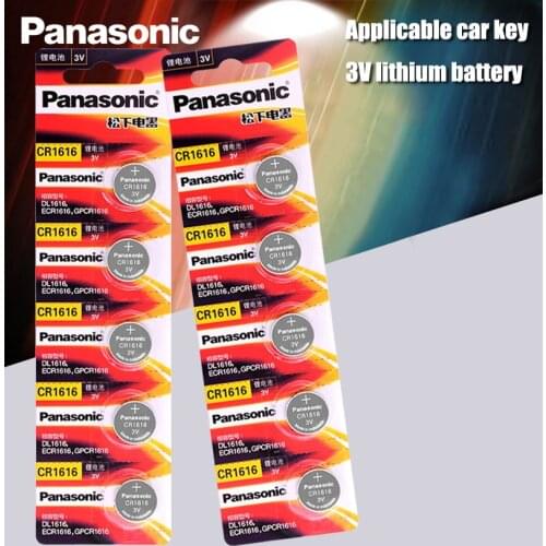 CR1616 10PCS Button Cell Coin Batteries Panasonic 100% Original cr 1616 3V Lithium Battery DL1616 ECR1616 LM1616