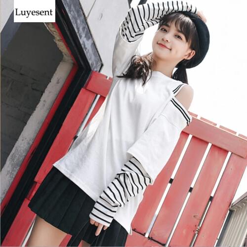 Женские полосатые футболки Luyesent China At AliExpress