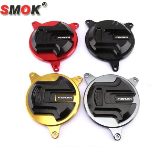 SMOK Motorcycle CNC Engine Guard Set Protective Cover Crash Slider Falling Protection For For HONDA FORZA 300 Si 2017 2018 2019