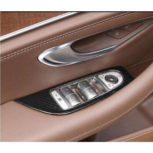 Fit for Benz new E-class e200l glass lifting panel decorative frame for e300l door window lifter trim strip