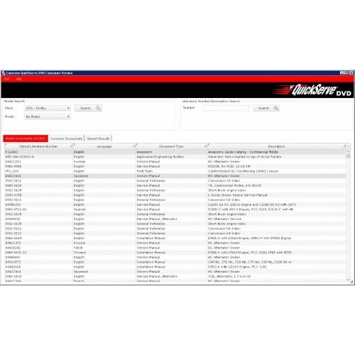 QuickServe DVD-Power Generation ONAN 2017