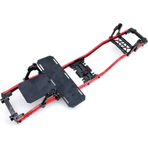 Frame Chassis Battery Plate Suspension Mount Front & Rear Bumper for 1/10 Axial SCX10 RC Car Accessories 313mm Wheelbase