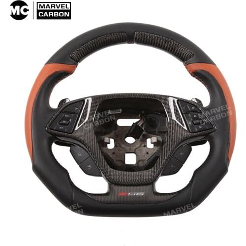 100% Real Carbon Fiber Steering Wheel for Chevrole-t Camaro Customized