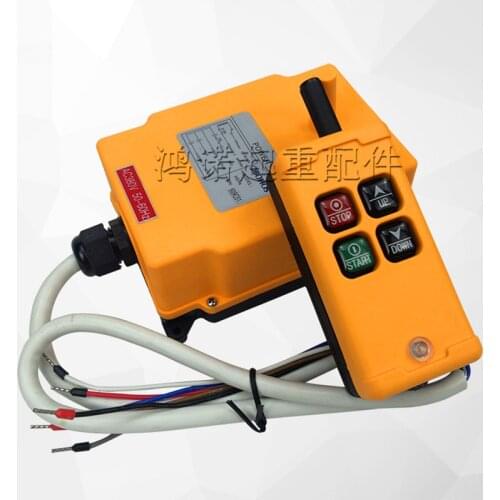 OBOHOS HS-4 4 canales 1 elevador de Control de velocidad grúa industrial inalámbrica Radio Sistema de Control remoto grúa