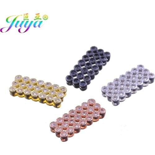 Juya High Quality Jewelry Fittings 4 Holes 6 Holes Fastener Separator Connectors For Women Natural Stones Pearls Jewelry Making