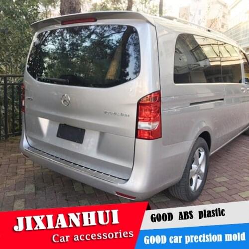 For Vito Spoiler 2015-2017 Mercedes-Benz Vito Spoiler YCK ABS plastic Material Car Rear Wing Color Rear Spoiler